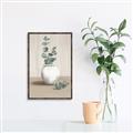 Picture of Delicate leaves _GroupedProduct_Rectangle_Portrait_Canvas_Framed_