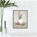 Picture of Delicate leaves _GroupedProduct_Rectangle_Portrait_Canvas_Framed_
