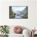 Picture of A Summer's Day I _GroupedProduct_Rectangle_Landscape_Canvas_Framed_