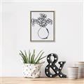 Picture of A Floral Sketch _GroupedProduct_Rectangle_Portrait_Canvas_Framed_