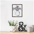 Picture of A Floral Sketch _GroupedProduct_Rectangle_Portrait_Canvas_Framed_
