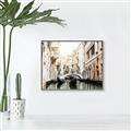 Picture of Gondolas at Venice Italy _GroupedProduct_Rectangle_Landscape_Photography _GroupedProduct_Rectangle_Landscape_Canvas_Framed_