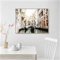 Picture of Gondolas at Venice Italy _GroupedProduct_Rectangle_Landscape_Photography _GroupedProduct_Rectangle_Landscape_Canvas_Framed_