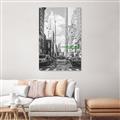 Picture of Big Cat on street of NY _GroupedProduct_Rectangle_Portrait_Unframed_Print_Only_