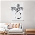 Picture of A Floral Sketch _GroupedProduct_Rectangle_Portrait_Unframed_Print_Only_