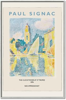 Picture of The Clocktower at St.Tropez - Paul Signac