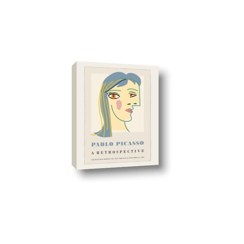 Picture of Retrospective - Picasso _GroupedProduct_Rectangle_Portrait_Canvas_