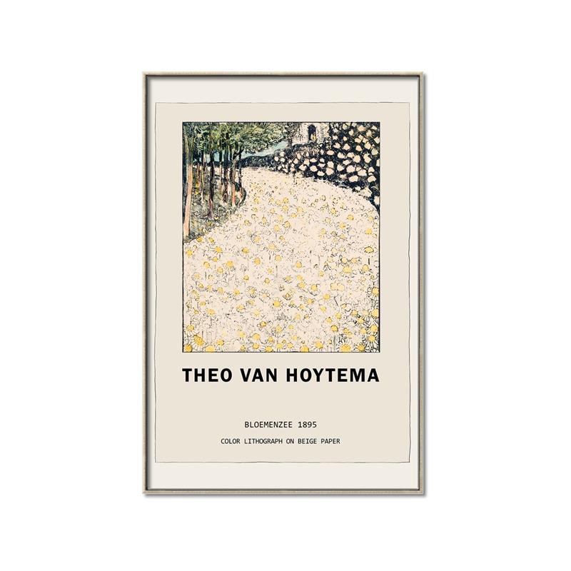 Picture of Blomenzee - Theo Van Hoytema _GroupedProduct_Rectangle_Portrait_Canvas_Framed_