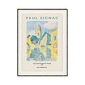 Picture of The Clocktower at St.Tropez - Paul Signac _GroupedProduct_Rectangle_Portrait_Canvas_Framed_