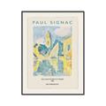 Picture of The Clocktower at St.Tropez - Paul Signac _GroupedProduct_Rectangle_Portrait_Canvas_Framed_