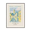 Picture of The Clocktower at St.Tropez - Paul Signac _GroupedProduct_Rectangle_Portrait_Canvas_Framed_