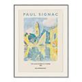 Picture of The Clocktower at St.Tropez - Paul Signac _GroupedProduct_Rectangle_Portrait_Canvas_Framed_