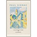 Picture of The Clocktower at St.Tropez - Paul Signac _GroupedProduct_Rectangle_Portrait_Canvas_Framed_