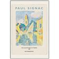 Picture of The Clocktower at St.Tropez - Paul Signac _GroupedProduct_Rectangle_Portrait_Canvas_Framed_