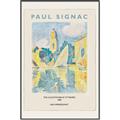 Picture of The Clocktower at St.Tropez - Paul Signac _GroupedProduct_Rectangle_Portrait_Canvas_Framed_