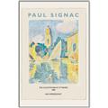 Picture of The Clocktower at St.Tropez - Paul Signac _GroupedProduct_Rectangle_Portrait_Canvas_Framed_