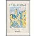 Picture of The Clocktower at St.Tropez - Paul Signac _GroupedProduct_Rectangle_Portrait_Canvas_Framed_
