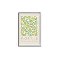 Picture of Tropical Fruit Pattern -Morris _GroupedProduct_Rectangle_Portrait_Canvas_Framed_