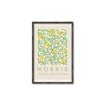 Picture of Tropical Fruit Pattern -Morris _GroupedProduct_Rectangle_Portrait_Canvas_Framed_