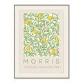 Picture of Tropical Fruit Pattern -Morris _GroupedProduct_Rectangle_Portrait_Canvas_Framed_