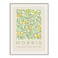 Picture of Tropical Fruit Pattern -Morris _GroupedProduct_Rectangle_Portrait_Canvas_Framed_