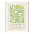 Picture of Tropical Fruit Pattern -Morris _GroupedProduct_Rectangle_Portrait_Canvas_Framed_