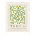Picture of Tropical Fruit Pattern -Morris _GroupedProduct_Rectangle_Portrait_Canvas_Framed_