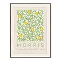 Picture of Tropical Fruit Pattern -Morris _GroupedProduct_Rectangle_Portrait_Canvas_Framed_