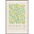 Picture of Tropical Fruit Pattern -Morris _GroupedProduct_Rectangle_Portrait_Canvas_Framed_