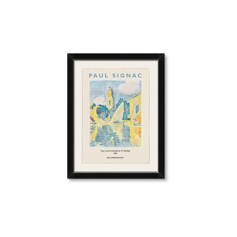 Picture of The Clocktower at St.Tropez - Paul Signac _GroupedProduct_Rectangle_Portrait_Framed_Matted_