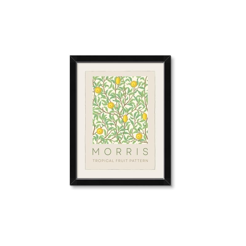 Picture of Tropical Fruit Pattern -Morris _GroupedProduct_Rectangle_Portrait_Framed_Matted_