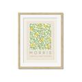 Picture of Tropical Fruit Pattern -Morris _GroupedProduct_Rectangle_Portrait_Framed_Matted_