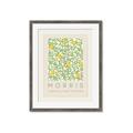 Picture of Tropical Fruit Pattern -Morris _GroupedProduct_Rectangle_Portrait_Framed_Matted_