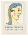 Picture of Retrospective - Picasso _GroupedProduct_Rectangle_Portrait_Unframed_Print_Only_
