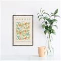 Picture of Trellis Famous Pattern - Morris _GroupedProduct_Rectangle_Portrait_Canvas_Framed_