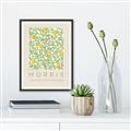 Picture of Tropical Fruit Pattern -Morris _GroupedProduct_Rectangle_Portrait_Canvas_Framed_