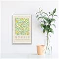 Picture of Tropical Fruit Pattern -Morris _GroupedProduct_Rectangle_Portrait_Canvas_Framed_