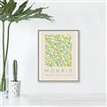 Picture of Tropical Fruit Pattern -Morris _GroupedProduct_Rectangle_Portrait_Canvas_Framed_