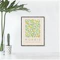 Picture of Tropical Fruit Pattern -Morris _GroupedProduct_Rectangle_Portrait_Canvas_Framed_