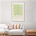 Picture of Tropical Fruit Pattern -Morris _GroupedProduct_Rectangle_Portrait_Canvas_Framed_