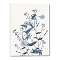 Picture of Blue Flower Sketch I _GroupedProduct_Rectangle_Portrait_Canvas_