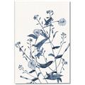 Picture of Blue Flower Sketch I _GroupedProduct_Rectangle_Portrait_Canvas_