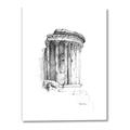 Picture of Greek Column Sketch _GroupedProduct_Rectangle_Portrait_Canvas_