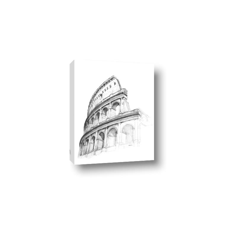 Picture of Colosseum Sketch _GroupedProduct_Rectangle_Portrait_Canvas_