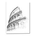 Picture of Colosseum Sketch _GroupedProduct_Rectangle_Portrait_Canvas_