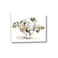 Picture of White Hydrangea in a Vase _GroupedProduct_Rectangle_Landscape_Canvas_