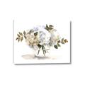 Picture of White Hydrangea in a Vase _GroupedProduct_Rectangle_Landscape_Canvas_