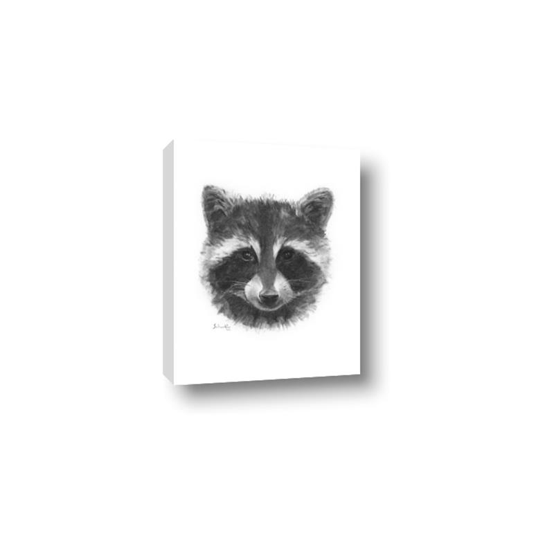 Picture of Raccoon Sketch _GroupedProduct_Rectangle_Portrait_Canvas_