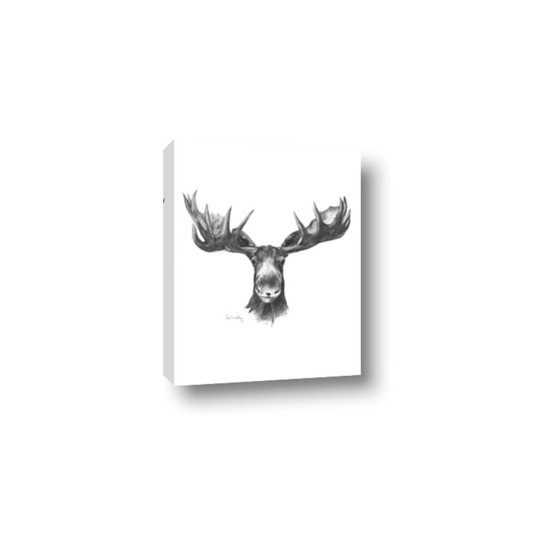 Picture of Moose Sketch _GroupedProduct_Rectangle_Portrait_Canvas_