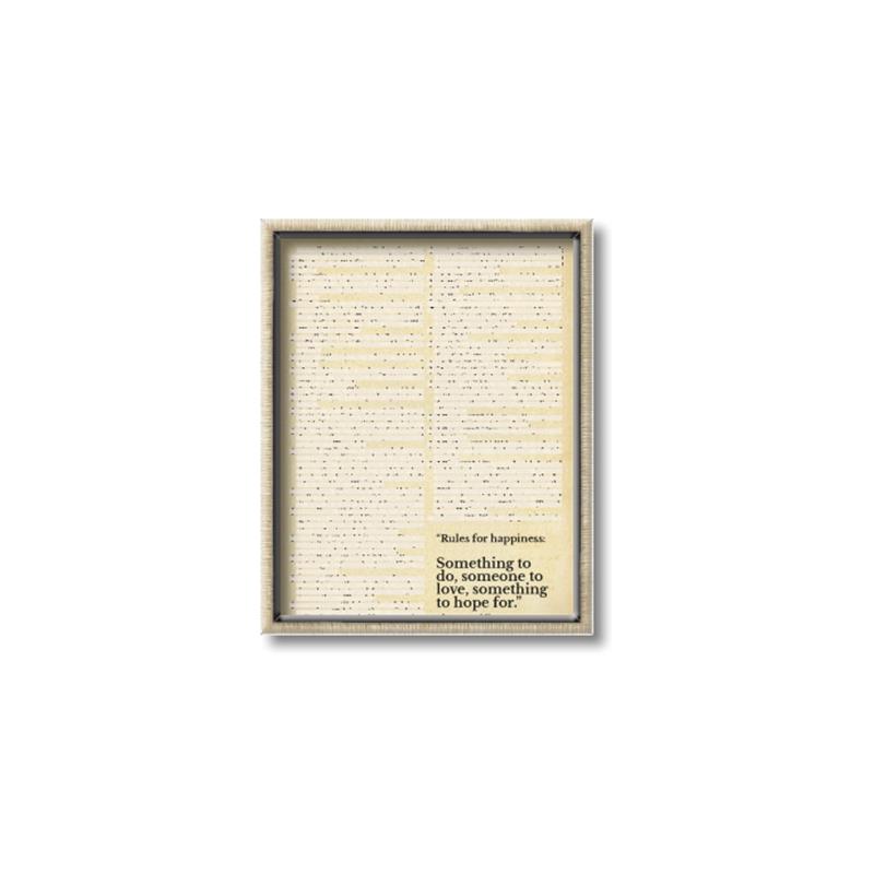 Picture of Rules for happiness  - Kant _GroupedProduct_Rectangle_Portrait_Canvas_Framed_